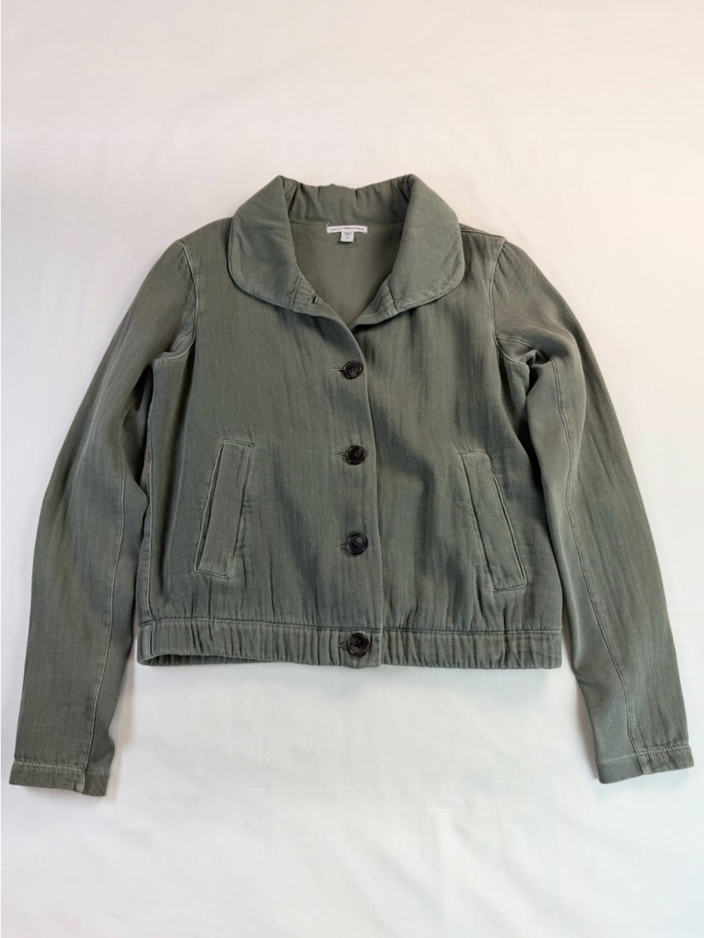 James Perse Olive Green Utility Jacket - Picture 2 of 12